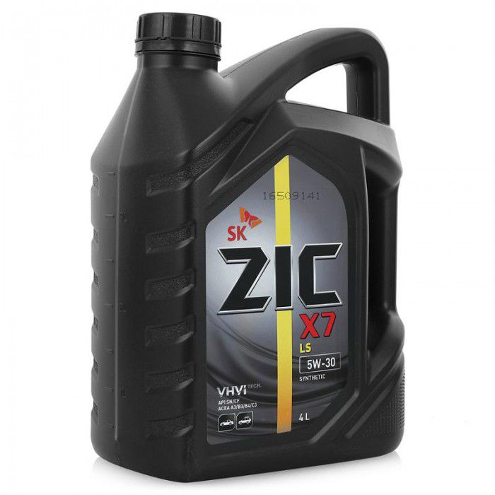 Купить масло моторное zic 5w-30 x7 ls c3 синтетическое 4л (по 4 .